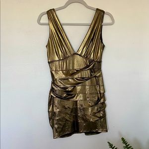 Striking Gold Dress
